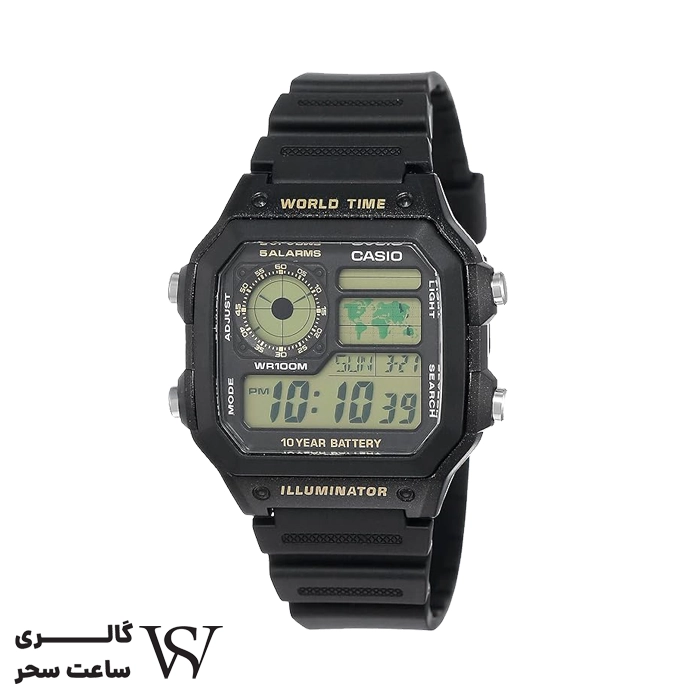 ساعت مچی مردانه کاسیو مدل AE-1200WH-1B